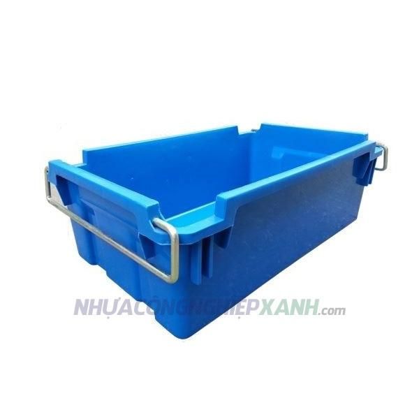Thùng nhựa A2 có quai sắt (khay nhựa A2)