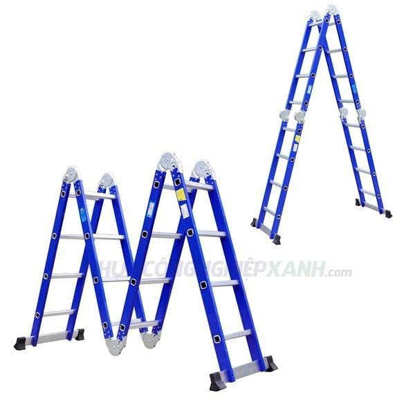 Thang nhôm gấp 4 đoạn Advindeq ADM104