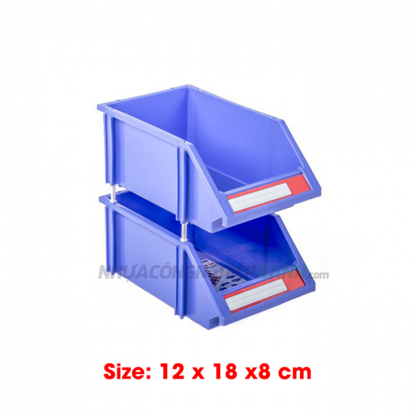 Khay nhựa Duy Tân đựng linh kiện 12x18x8cm