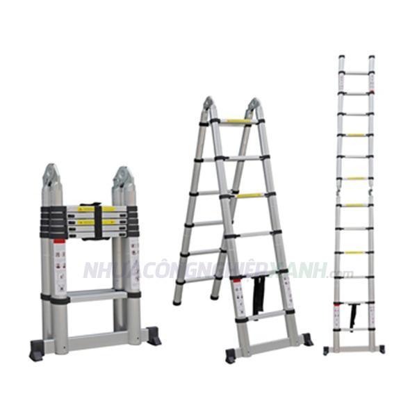 Thang nhôm rút đôi (thang chữ A) Advindeq ADT706B