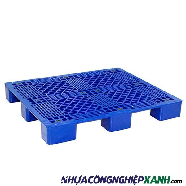 Pallet nhua liền khối 1 mặt 1200x1000x140