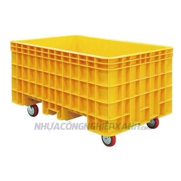 Thùng nhựa 600 lít NJB 600/600C có bánh xe