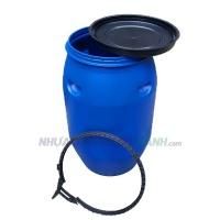 Thùng phi nhựa 30l nắp mở đai nhựa