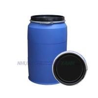 Thùng phuy nhựa 220 lít đai sắt (phi nhựa)